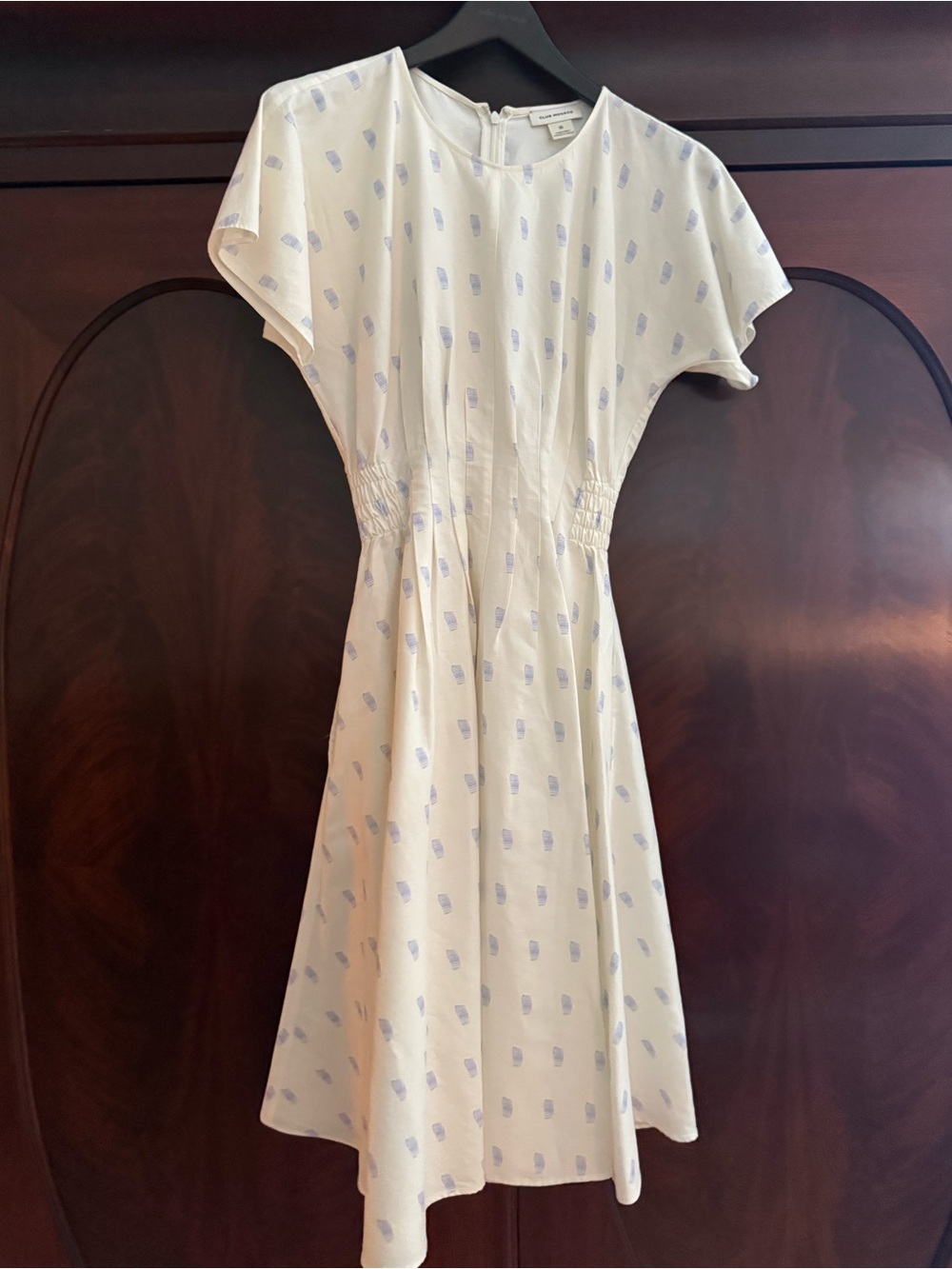 Club Monaco Dress with Light Blue Print